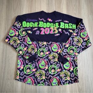 Disney Parks Oogie Boogie Bash Spirit Jersey 2025 Glow In The Dark Sz L Oversize